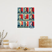 Grope Dope Hope Nope Pope Mope Cope Scope Abstimmu Poster (Küche)