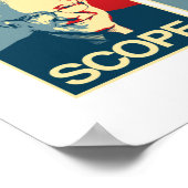 Grope Dope Hope Pope Nope Mope Scope Soap Biden Poster (Ecke)