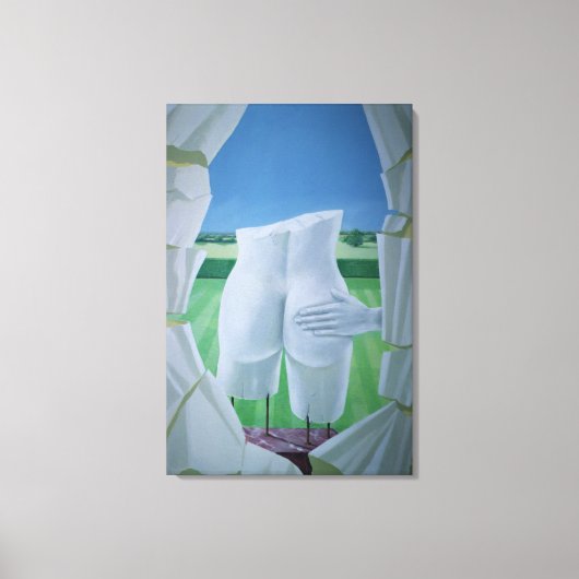 Groping Statues Leinwanddruck (Vorderseite)