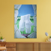 Groping Statues Leinwanddruck (Insitu (Wohnzimmer))