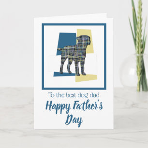 Grorder Terrier Dog TriColor Father's Day Card Karte