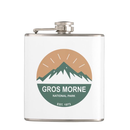 Gros Morne Nationalpark Flachmann (Vorderseite)