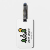 Gros Morne Nationalpark Gepäckanhänger (Rückseite vertikal)