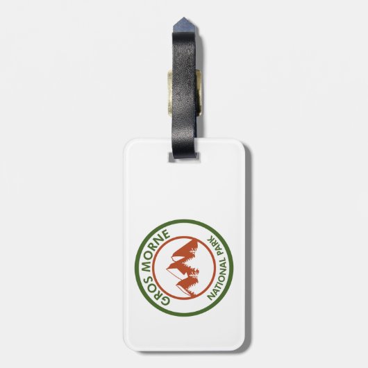 Gros Morne Nationalpark Gepäckanhänger (Rückseite vertikal)