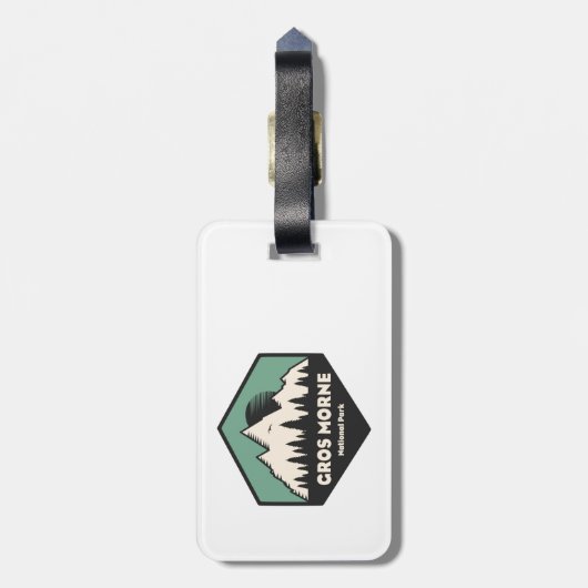 Gros Morne Nationalpark Gepäckanhänger (Rückseite vertikal)