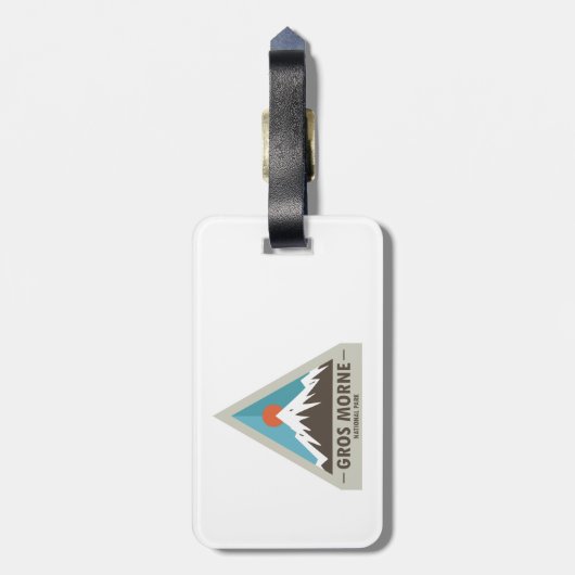 Gros Morne Nationalpark Gepäckanhänger (Rückseite vertikal)