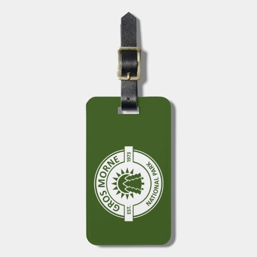 Gros Morne Nationalpark Gepäckanhänger (Vorderseite vertikal)