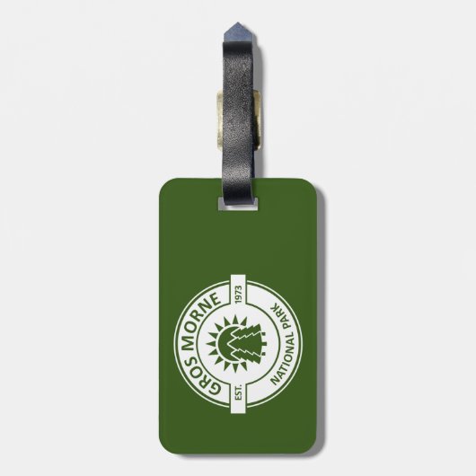 Gros Morne Nationalpark Gepäckanhänger (Rückseite vertikal)