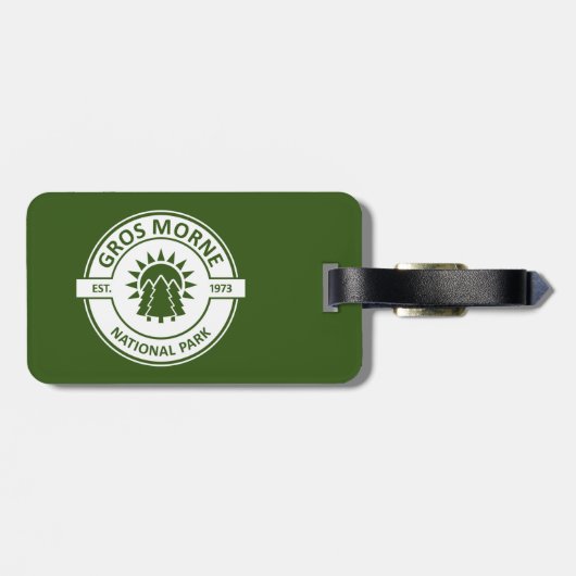 Gros Morne Nationalpark Gepäckanhänger (Rückseite horizontal)