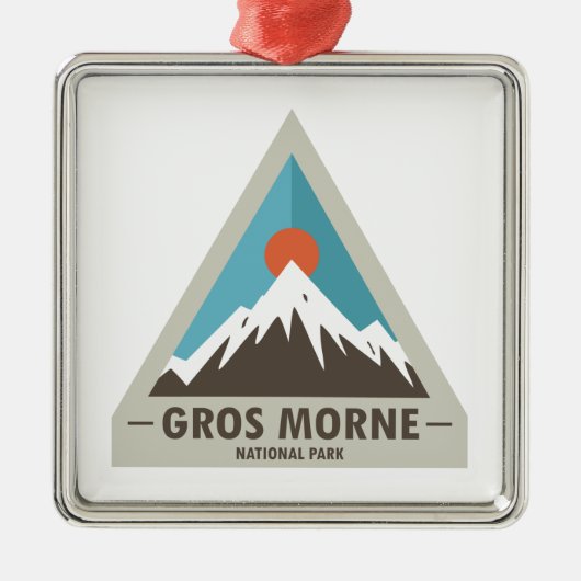 Gros Morne Nationalpark Ornament Aus Metall (Vorne)
