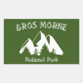 Gros Morne Nationalpark Rechteckiger Aufkleber (Vorderseite)