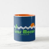 Gros Morne Nationalpark Retro Zweifarbige Tasse (Mittel)