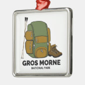 Gros Morne Nationalpark - Rucksack Ornament Aus Metall (Links)