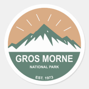 Gros Morne Nationalpark Runder Aufkleber