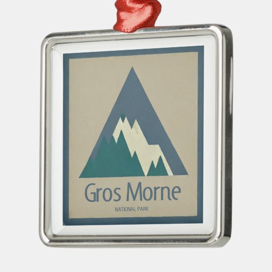 Gros Morne Nationalpark Rustic Ornament Aus Metall (Links)