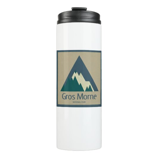Gros Morne Nationalpark Rustic Thermosbecher (Vorderseite)