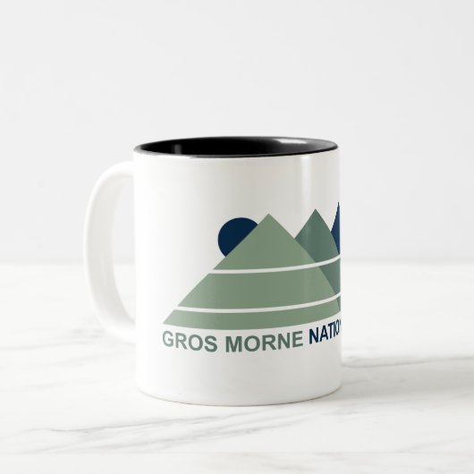 Gros Morne Nationalpark Zweifarbige Tasse (Vorderseite Links)