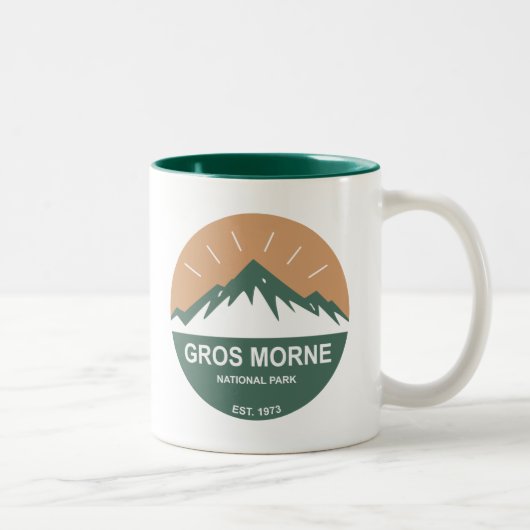 Gros Morne Nationalpark Zweifarbige Tasse (Rechts)