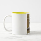 Grosbeak-Kaffee-Tasse Zweifarbige Tasse (Links)