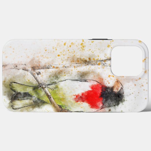 Grosbeak von Rose (Pheucticus ludovicianus) Case-Mate iPhone Hülle (Rückseite (Horizontal))