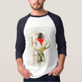 Grosbeak von Rose (Pheucticus ludovicianus) T-Shirt