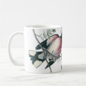 Grosbeak von Rose von Audubon Kaffeetasse (Links)