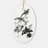 Grosbeak von Rose von Audubon Keramik Ornament (Links)