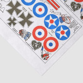 Groschen-Skala Flugzeugmodell-Insignieblatt Seidenpapier (Ausschnitt)