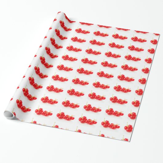 Grosellas rote intensive Farbe Geschenkpapier (Ungerollt)
