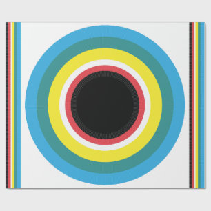 Grosgrain-Einwickelpapier - Mittelpunkt 1 Geschenkpapier