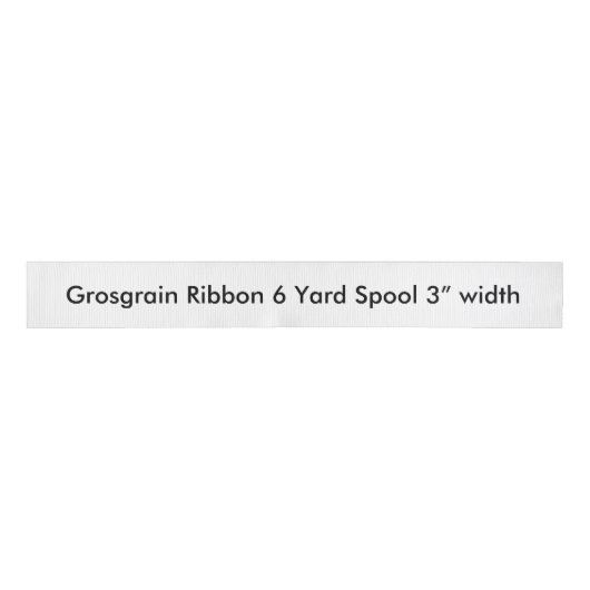 Grosgrain Ribbon 6 Yard Spool 3" Breite Ripsband (Vorderseite)