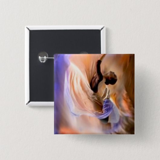 Groß, 3 Zoll-runder Knopf Button (Vorne & Hinten)