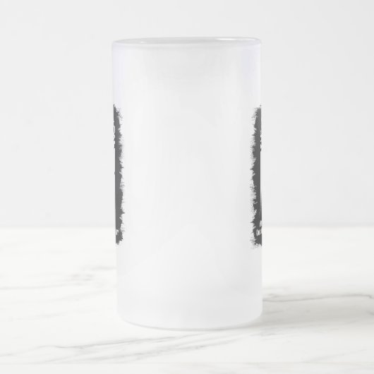 Groß baumelt (Hockey) Mattglas Bierglas (Mittel)