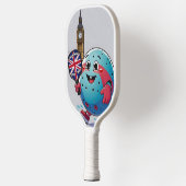 Groß Ben schlagen - Londoner Pickleball-Design Pickleball Schläger (Links)