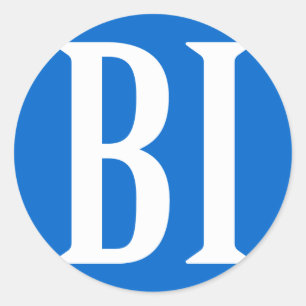 GROSS BI RUNDER AUFKLEBER