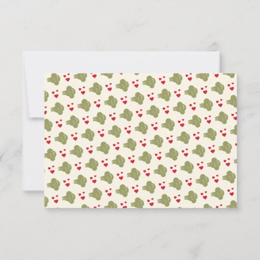 Gross Boy Furzen vor dem Herzen Klasse Valentine (Rückseite)