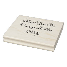 Groß: Danke, dass du zu unserem Party gekommen bis Gummistempel