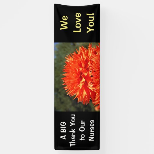 Groß danke pflegt Fahnen wir Liebe Sie RNs Banner (Vertikal)