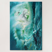 Groß - Einhorn des Meeres 2 Puzzle (Vertikal)