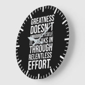 Groß - Erfolgsgeschick Motivierend Große Wanduhr (Winkel)