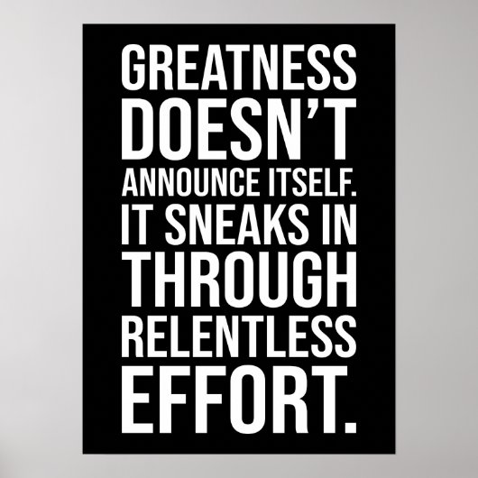 Groß - Erfolgsgeschick Motivierend Poster (Vorne)