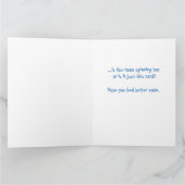 Groß erhalten Sie wohle Karte (Innenseite)