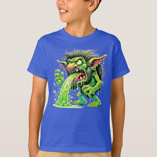 Gross & Funny Puff Troll T-Shirt (Vorderseite)