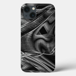 Groß gekrönt mit grauen Grooves im schwarzen Hinte Case-Mate iPhone Hülle