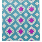 Groß geometrisch duschvorhang (Vorderseite)