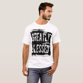 Groß gesegnet - motivierend Shirt (Vorne ganz)