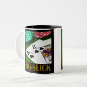 Groß-Glatt Zweifarbige Tasse (Vorderseite Links)