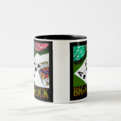 Groß-Glatt Zweifarbige Tasse (Mittel)