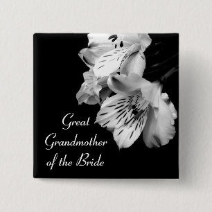 Groß - Großmutter des Braut-Lilien-Knopfes Button