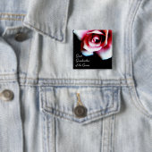 Groß - Großmutter des Bräutigam-Rosa-Rose Button (Beispiel)